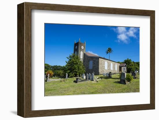 St. Peter's Anglican church, Montserrat, British Overseas Territory, West Indies, Caribbean, Centra-Michael Runkel-Framed Photographic Print