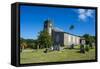 St. Peter's Anglican church, Montserrat, British Overseas Territory, West Indies, Caribbean, Centra-Michael Runkel-Framed Stretched Canvas