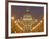 St. Peter's Basilica and Conciliazione Street, Rome, Lazio, Italy, Europe-Marco Cristofori-Framed Photographic Print