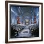 St. Peter's Basilica During the 2nd Vatican Ecumenical Council of the Roman Catholic Church-Hank Walker-Framed Photographic Print