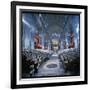 St. Peter's Basilica During the 2nd Vatican Ecumenical Council of the Roman Catholic Church-Hank Walker-Framed Photographic Print