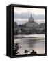 St. Peter's Basilica from Across the Tiber River, Rome, Lazio, Italy, Europe-James Gritz-Framed Stretched Canvas