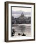 St. Peter's Basilica from Across the Tiber River, Rome, Lazio, Italy, Europe-James Gritz-Framed Photographic Print