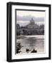 St. Peter's Basilica from Across the Tiber River, Rome, Lazio, Italy, Europe-James Gritz-Framed Photographic Print