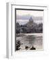 St. Peter's Basilica from Across the Tiber River, Rome, Lazio, Italy, Europe-James Gritz-Framed Photographic Print