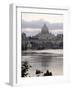 St. Peter's Basilica from Across the Tiber River, Rome, Lazio, Italy, Europe-James Gritz-Framed Photographic Print