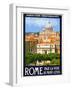 St. Peter's Basilica, Roma Italy 6-Anna Siena-Framed Premium Giclee Print