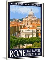 St. Peter's Basilica, Roma Italy 6-Anna Siena-Mounted Premium Giclee Print