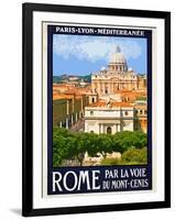 St. Peter's Basilica, Roma Italy 6-Anna Siena-Framed Giclee Print