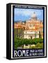 St. Peter's Basilica, Roma Italy 6-Anna Siena-Framed Stretched Canvas