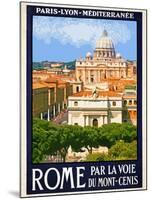 St. Peter's Basilica, Roma Italy 6-Anna Siena-Mounted Giclee Print