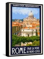 St. Peter's Basilica, Roma Italy 6-Anna Siena-Framed Stretched Canvas