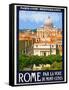 St. Peter's Basilica, Roma Italy 6-Anna Siena-Framed Stretched Canvas