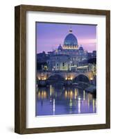 St. Peter's Basilica, Rome, Italy-Walter Bibikow-Framed Photographic Print