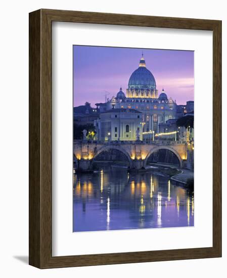 St. Peter's Basilica, Rome, Italy-Walter Bibikow-Framed Photographic Print