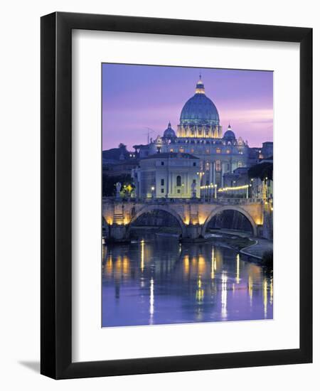 St. Peter's Basilica, Rome, Italy-Walter Bibikow-Framed Photographic Print