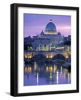 St. Peter's Basilica, Rome, Italy-Walter Bibikow-Framed Photographic Print