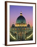 St. Peter's Basilica, Rome, Italy-Walter Bibikow-Framed Photographic Print