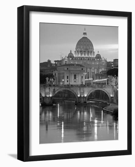 St. Peter's Basilica, Rome, Italy-Walter Bibikow-Framed Photographic Print