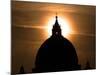 St. Peter's Basilica the Morning after the Death of Pope John Paul II was Announced in Rome, Italy-null-Mounted Photographic Print