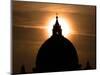 St. Peter's Basilica the Morning after the Death of Pope John Paul II was Announced in Rome, Italy-null-Mounted Photographic Print