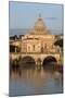 St. Peter's Basilica, the River Tiber and Ponte Sant'Angelo, Rome, Lazio, Italy-Stuart Black-Mounted Photographic Print