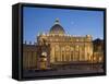 St. Peter's Basilica, the Vatican, Rome, Italy-Michele Falzone-Framed Stretched Canvas