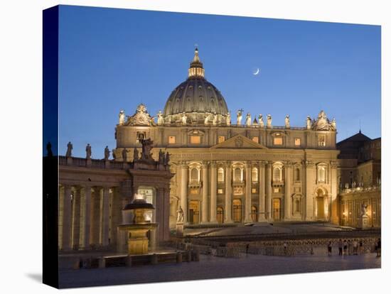 St. Peter's Basilica, the Vatican, Rome, Italy-Michele Falzone-Stretched Canvas