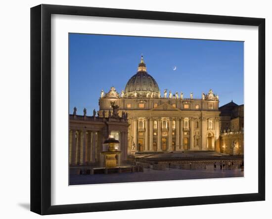 St. Peter's Basilica, the Vatican, Rome, Italy-Michele Falzone-Framed Photographic Print