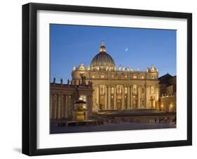 St. Peter's Basilica, the Vatican, Rome, Italy-Michele Falzone-Framed Photographic Print