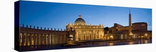 St. Peter's Basilica, The Vatican, Rome, Italy-Michele Falzone-Stretched Canvas
