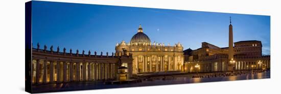 St. Peter's Basilica, The Vatican, Rome, Italy-Michele Falzone-Stretched Canvas