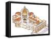 St, Peter's Basilica, Vatican City, Rome, Italy-Fernando Aznar Cenamor-Framed Stretched Canvas