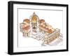 St, Peter's Basilica, Vatican City, Rome, Italy-Fernando Aznar Cenamor-Framed Giclee Print