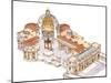 St, Peter's Basilica, Vatican City, Rome, Italy-Fernando Aznar Cenamor-Mounted Giclee Print