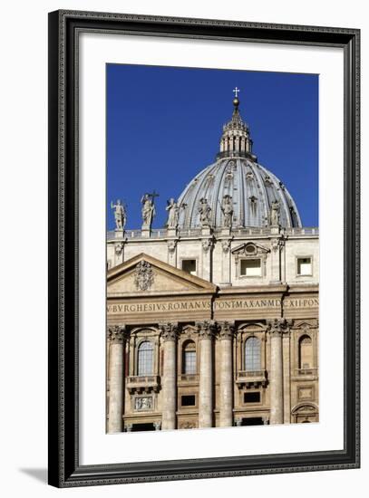 St. Peter's Basilica, Vatican City, Rome, Lazio, Italy-Stuart Black-Framed Photographic Print