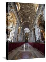 St. Peter's Basilica, Vatican City, UNESCO World Heritage Site, Rome, Lazio, Italy, Europe-Carlo Morucchio-Stretched Canvas