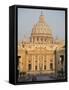 St. Peter's Basilica, Vatican, Rome, Lazio, Italy, Europe-Marco Cristofori-Framed Stretched Canvas