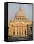 St. Peter's Basilica, Vatican, Rome, Lazio, Italy, Europe-Marco Cristofori-Framed Stretched Canvas