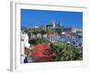 St. Peter's Castle, Marina and Yachts in Foreground, Bodrum, Anatolia, Turkey Minor, Eurasia-Sakis Papadopoulos-Framed Photographic Print