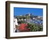 St. Peter's Castle, Marina and Yachts in Foreground, Bodrum, Anatolia, Turkey Minor, Eurasia-Sakis Papadopoulos-Framed Photographic Print