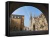 St Peter's Cathedral in Regensburg, Germany-Michael DeFreitas-Framed Stretched Canvas