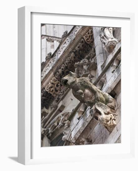 St Peter's Cathedral in Regensburg, Germany-Michael DeFreitas-Framed Photographic Print