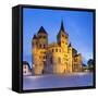 St Peter's Cathedral (UNESCO World Heritage Site), Trier, Rhineland-Palatinate, Germany-Ian Trower-Framed Stretched Canvas