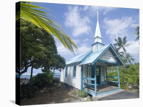 St. Peter's Catholic Church, Near Kailua-Kona, Island of Hawaii (Big Island), Hawaii, USA-Ethel Davies-Stretched Canvas