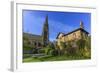 St. Peter's Church and House on Village Green, Edensor, Chatsworth Estate-Eleanor Scriven-Framed Photographic Print