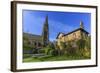 St. Peter's Church and House on Village Green, Edensor, Chatsworth Estate-Eleanor Scriven-Framed Photographic Print