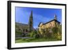 St. Peter's Church and House on Village Green, Edensor, Chatsworth Estate-Eleanor Scriven-Framed Photographic Print