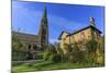 St. Peter's Church and House on Village Green, Edensor, Chatsworth Estate-Eleanor Scriven-Mounted Photographic Print