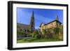 St. Peter's Church and House on Village Green, Edensor, Chatsworth Estate-Eleanor Scriven-Framed Photographic Print